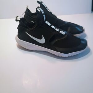 Nike Kids Black and White Slip-On Sneakers